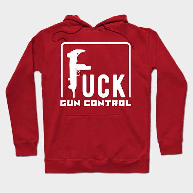 Fuck gun control (white) Hoodie by nektarinchen